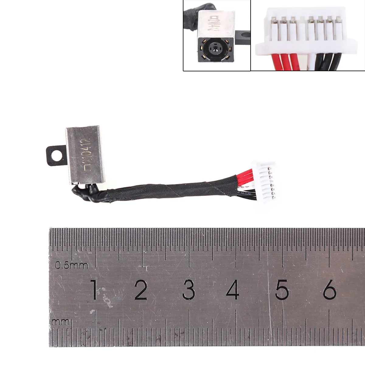 Picture of DC Power Jack in Cable For Dell Inspiron 15 5568 7569 7579 13 5368 5378 Latitude 3390 0PF8JG